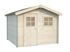 Abri de jardin bois Bois Naturel  Katia 5,8m2 Livraison à domicile incluse