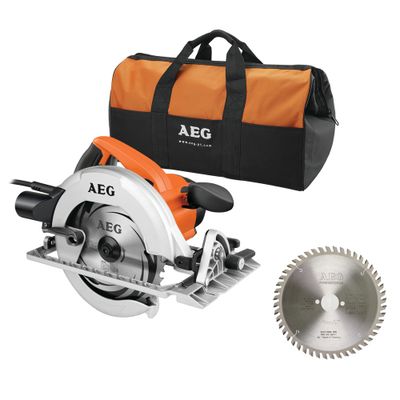 Scie circulaire 1600 W KS 66 C-2 KIT 1 AEG