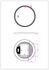 Miroir rond en bois lumineux D.75 cm Swann Wood MP GLASS