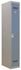 Vestiaire monobloc industrie propre 1 colonne perle/bleu 180 x 30 x 30 - SNOR