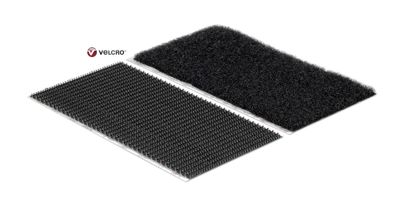 Adhésifs fixation extra-forte noir VELCRO largeur 50 mm longueur 10 cm par 2 VELCRO