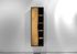 Colonne de salle de bains Frenchart L45 x H140 x P30 cm panneau de particules noir et chêne - CONCILIO