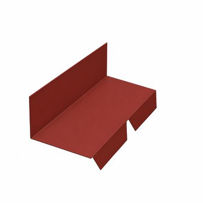 Faitière contre mur pour COVEO 3.45 rouge RAL 8012 - BACACIER