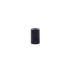 Bouton de meuble cylindrique aluminium noir mat diamètre 18 mm REI