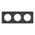 Plaque de finition 3 postes ardoise/ anthracite - Odace 2011 Touch SCHNEIDER ELECTRIC