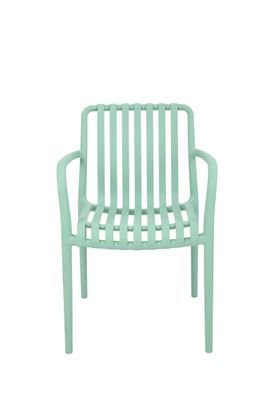 Fauteuil de jardin BARI polypropylène vert pastel - BOCARNEA