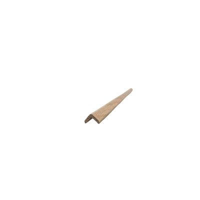 Baguette d'angle chêne rabotée non traitée - Ép.19 x l.19 mm - L.2.40 m - MS BOIS