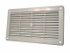 Grille plastique à visser 335 x 95 mm blanche à moustiquaire AUTOGYRE