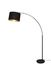 Lampadaire E27 Bolivia noir et or 10W - REALITY