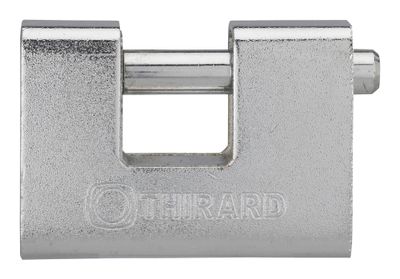 Cadenas à clé blindé haute sécurité largeur 80 mm THIRARD