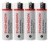 Lot de 4 piles alcalines AA ou LR06 - THOMSON