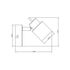 Spot mural GU10 10W aluminium - Andres BRILLIANT