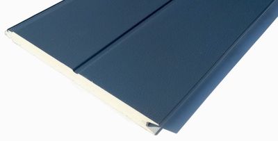 Porte de garage sectionnelle motorisée IQA l.240 x h.200 cm rainurée grise - SPADONE