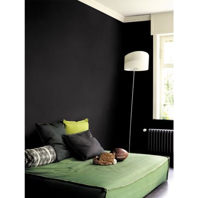 Peinture Crème de Couleur Noir mat 0,5 L - DULUX VALENTINE