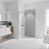 Panneau mural de douche 90x210 cm gris argenté DécoDesign Couleur - SCHULTE