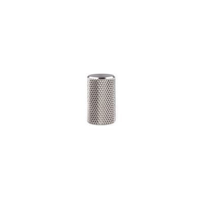 Bouton de meuble cylindrique aluminium nickelé diamètre 18 mm REI