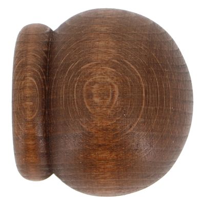 Embout déco anglais à visser diam 28 mm Finition chêne foncé par 2 - MOBOIS