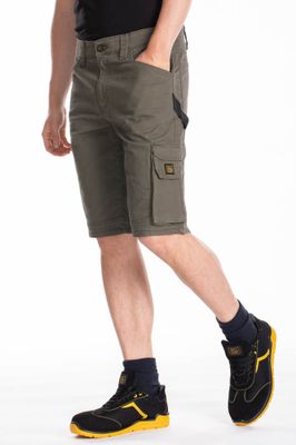 Bermuda de travail stretch SUNJOB vert Taille 44 RICA LEWIS