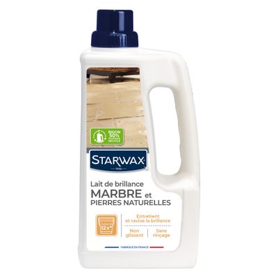 Lait brill.ance marbre/pierre naturel 1l - STARWAX