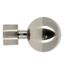 Embout déco boule à visser diam 16 mm Finition Chrome brossé - MOBOIS