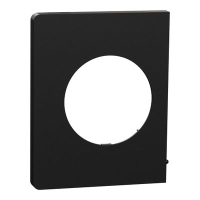 Plaque de finition latérale 1 poste Odace 2025 Architecte noir onyx - SCHNEIDER ELECTRIC