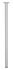 Pied de table rond blanc diamètre 30 x 700 mm CIME