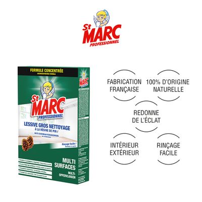 Lessive Gros travaux résine pin  1KG - ST MARC