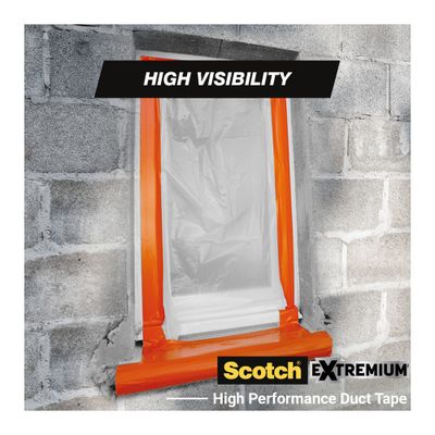 Ruban adhésif de bâtiment High Visibility orange 25 m x 48 mm - SCOTCH