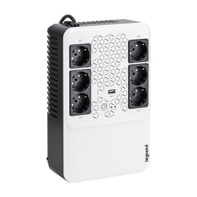 Onduleur line-interactive 600VA 360W 6 prises + 1 USB-A - Keor LEGRAND