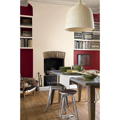 Peinture Crème de Couleur Blanc Cassé satin 0,5 L - DULUX VALENTINE