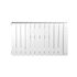 Radiateur à inertie fluide OPTIFLO 2000W blanc horizontal - NOIROT
