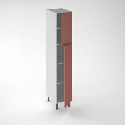 Porte pour demi-colonne de cuisine Lotus Terracotta 130 x 40 cm OFITRES