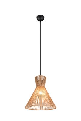 Suspension E27 Rosalie fil de papier naturel 28W - CASALUM