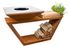 Brasero de cuisson G4 corten avec plaque plancha, grille et couvercle de protection ARTISS