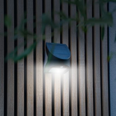 Applique exterieur solaire/USB LED noir IP54 350 lumens lumière du jour - XANLITE