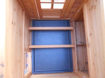 Poulailler en bois bi corps 2,13 m² double toit bitumé, Livraison à domicile incluse - HABRITA
