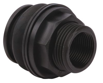 Traversée cuve rapide plastique mâle 26x34mm, femelle 20x27mm - BOUTTE