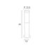 Borne extérieur E27 45cm Davis anthracite IP44 20W - COREP