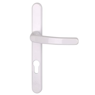 Poignées de porte Beverly blanc mat à cylindre ALPERTEC