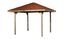 Tonnelle -  651 - 218 x 117 cm - bardeaux de toit inclus Livraison gratuite domicile WEKA