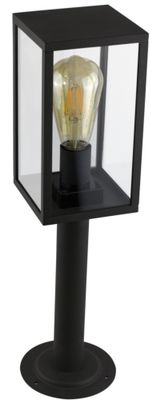 Borne extérieur E27 48cm Solweig anthracite IP44 7W 800 lumens blanc chaud - ARLUX