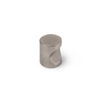 Bouton de meuble cylindrique nickel satiné diamètre 18 mm REI