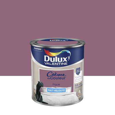 Peinture Crème de Couleur Figue mat 0,5 L - DULUX VALENTINE