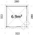 Abri de jardin en bois Melanie - ép.44mm - 10,4 m² hors-tout - Livraison à domicile incluse - PALMAKO