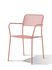 Salon de balcon PAON acier terracotta 2 places - BOCARNEA