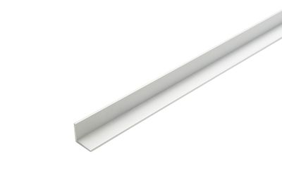 Couvre-joint pour baie aluminium blanc 20 x 20 mm - longueur 250 cm CLOSY