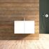 Meuble de salle de bains Gaya 2 portes L80 x H50 x P46 cm MDF blanc