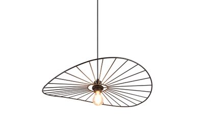 Suspension CHAPEAU noir E27 40W - TRIO