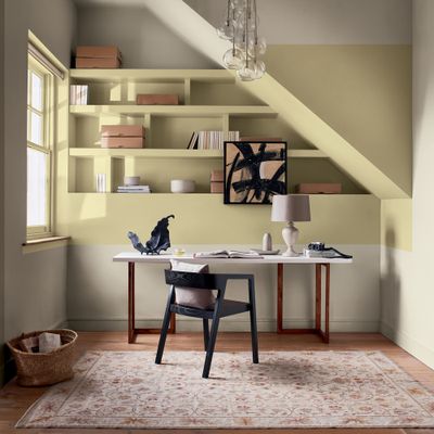 Peinture Crème de Couleur Bambou satin 0,5 L - DULUX VALENTINE