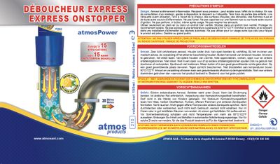 Déboucheur express Atmospower 150 ml - ATMOS